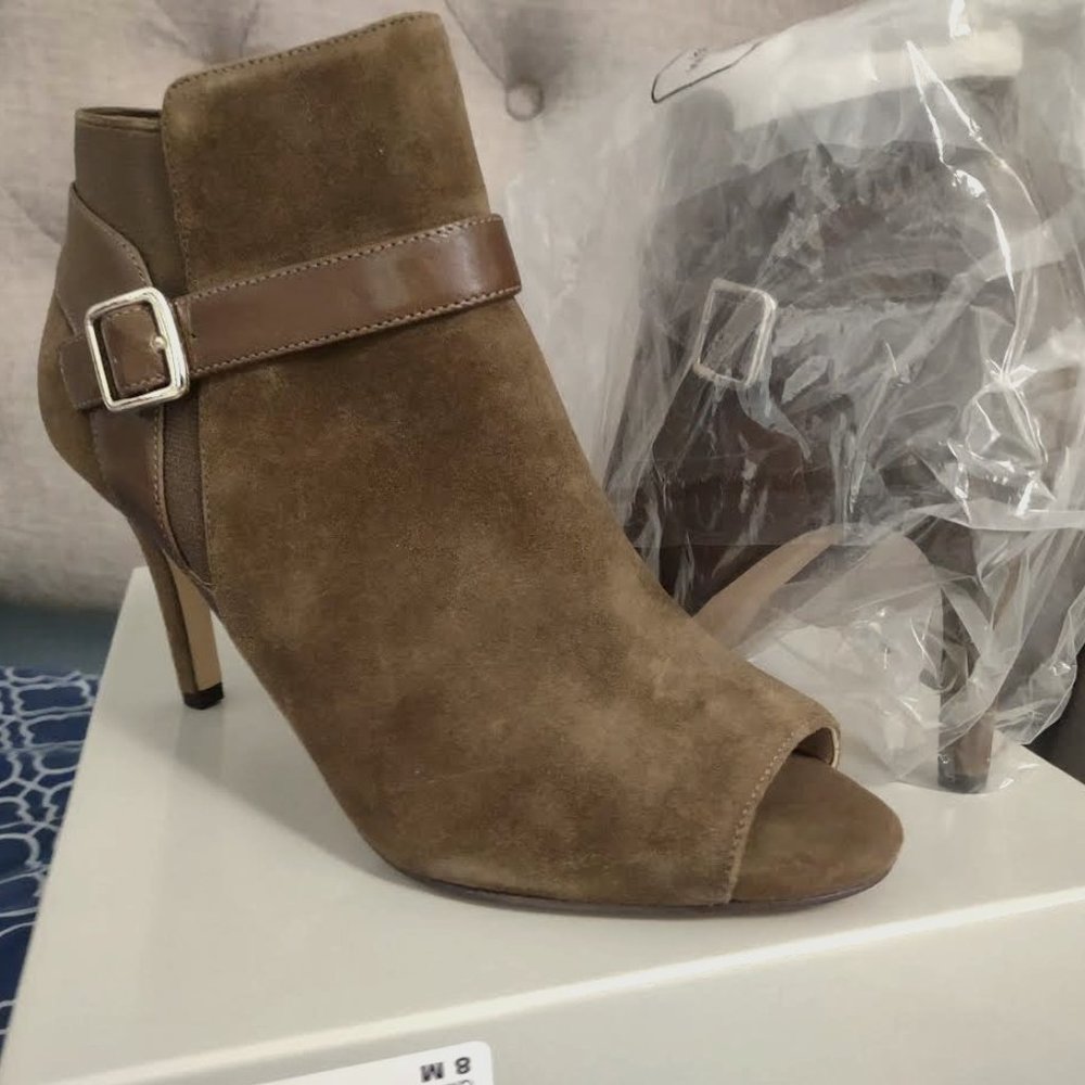 Marc Fisher Shimmee suede  Bootie -Brand new in box size 8 FALL READY !!